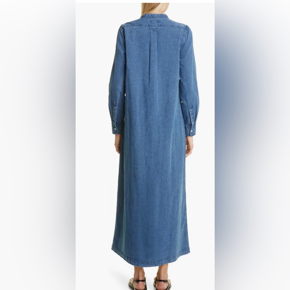 Nili Lotan Jasper Denim women’s shirt Maxi Dress - Picture 2 of 6
